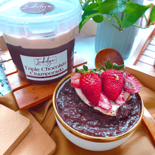 Load image into Gallery viewer, Strawberry Panna Cotta Champorado
